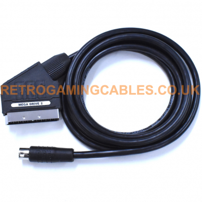 Sega Mega Drive 2 / Genesis 2 RGB SCART PACKAPUNCH PRO CABLE Sega Mega Drive 2 / Genesis 2 RGB SCART PACKAPUNCH PRO CABLE